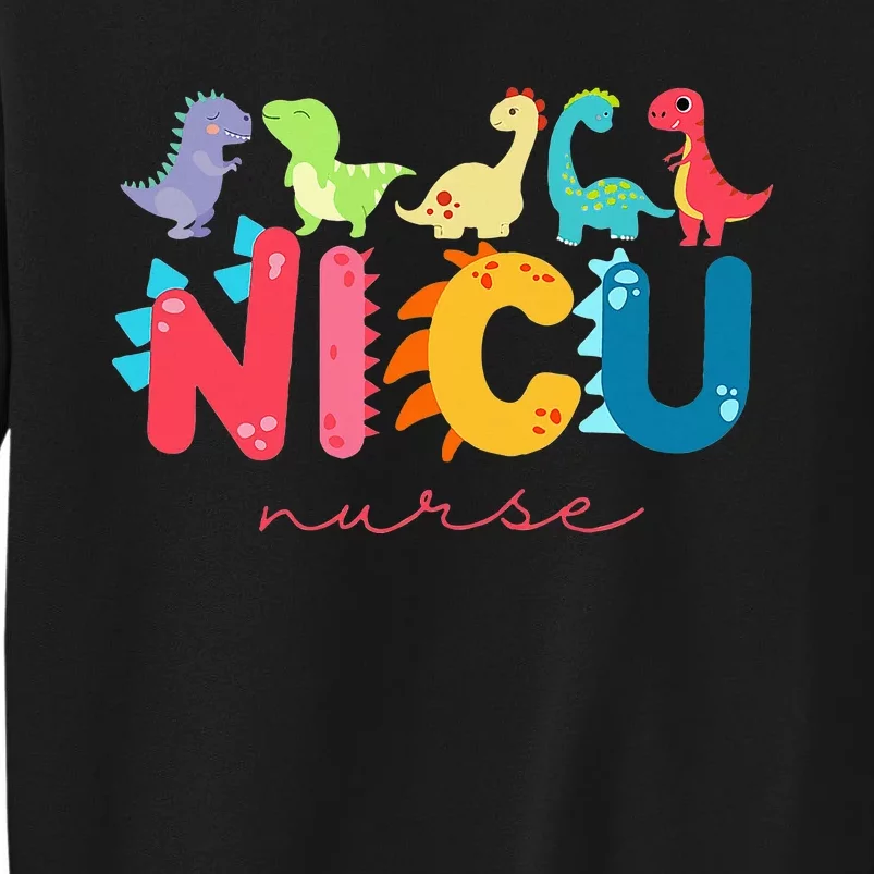 NICU Nurse Animal Nurse Appreciation Nicu Nurse Dinosaur Sweatshirt