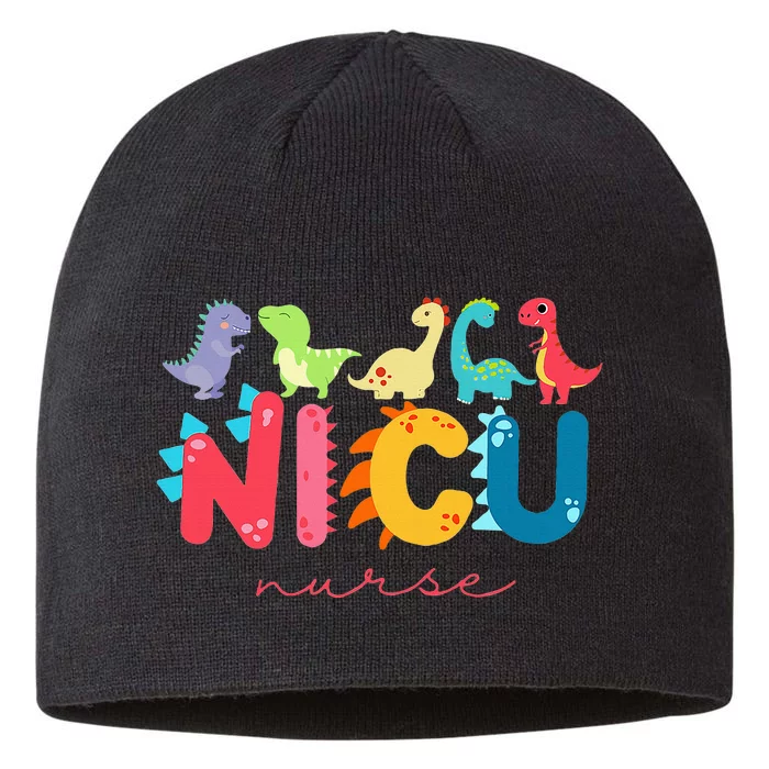 NICU Nurse Animal Nurse Appreciation Nicu Nurse Dinosaur 8 1/2in Sustainable Knit Beanie