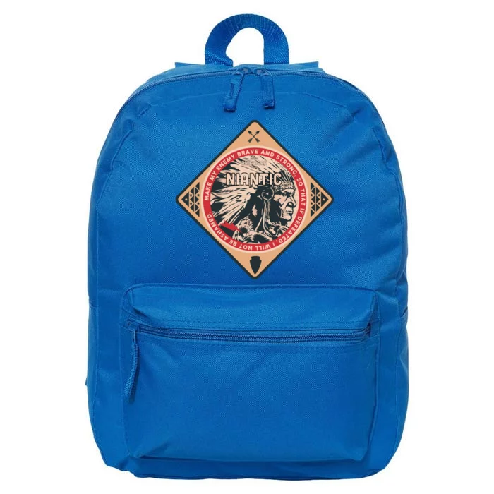 Niantic Native American Indian Brave Strong Enemy Gift 16 in Basic Backpack