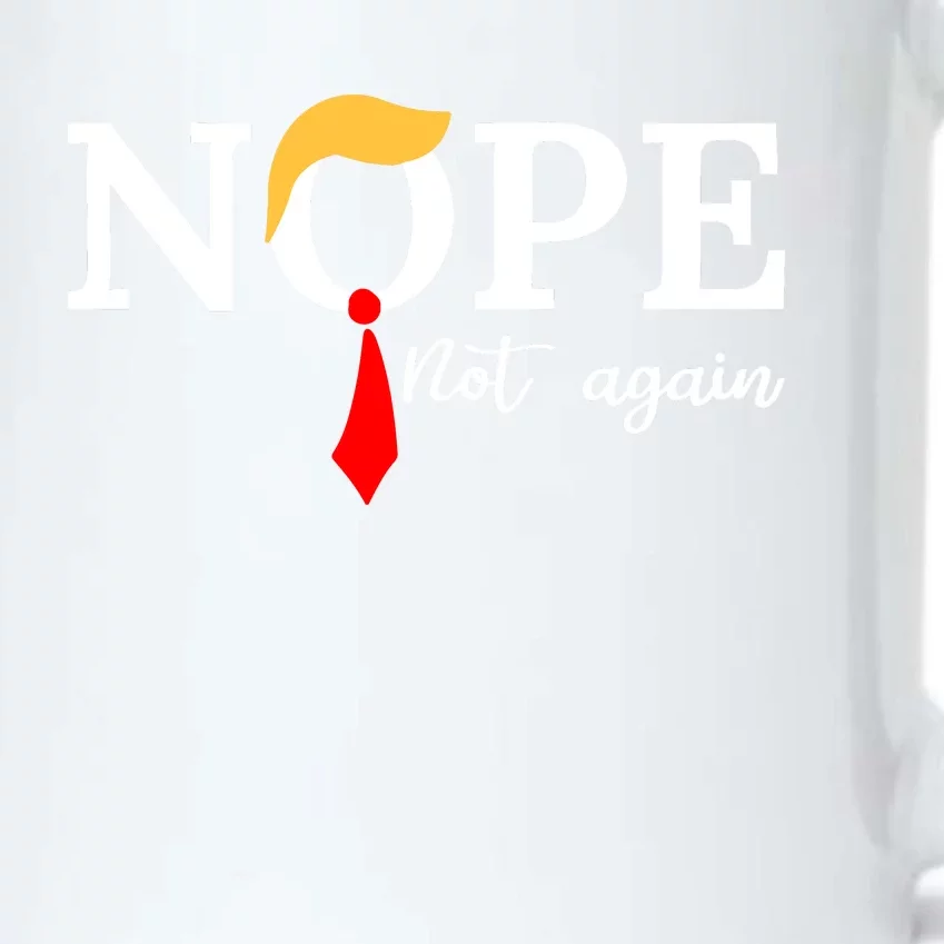 Nope Not Again Black Color Changing Mug