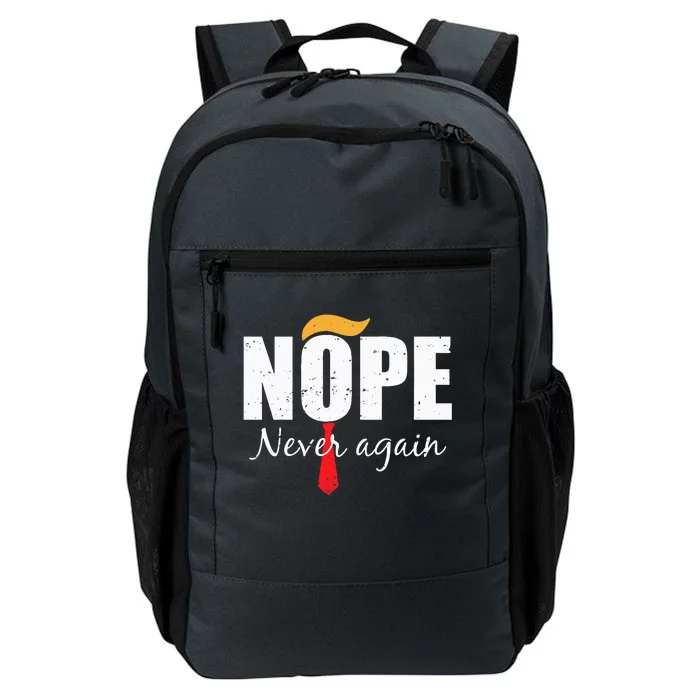 Nope Never Again Funny Trump Hair Daily Commute Backpack