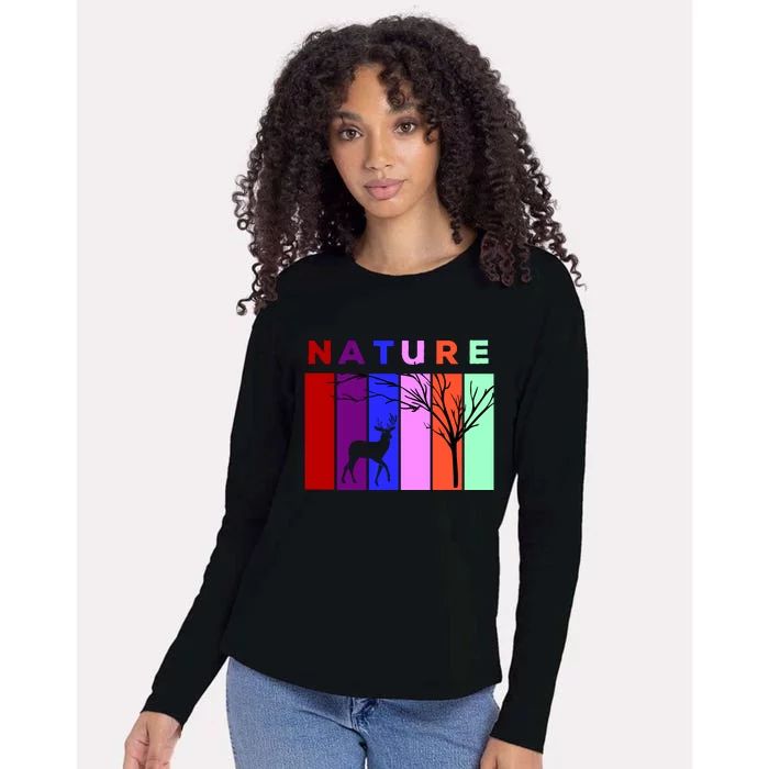 Nature Womens Cotton Relaxed Long Sleeve T-Shirt