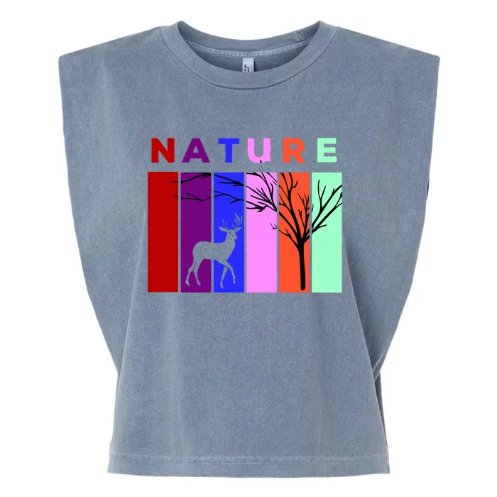 Nature Garment-Dyed Women's Muscle Tee