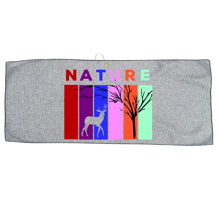 Nature Large Microfiber Waffle Golf Towel