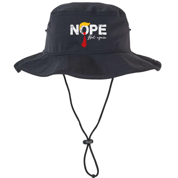 Nope Not Again Funny Trump Legacy Cool Fit Booney Bucket Hat