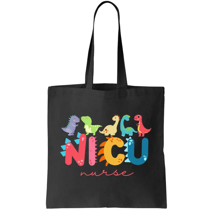 NICU Nurse Animal, Nurse Appreciation, Nicu Nurse Dinosaur Tote Bag