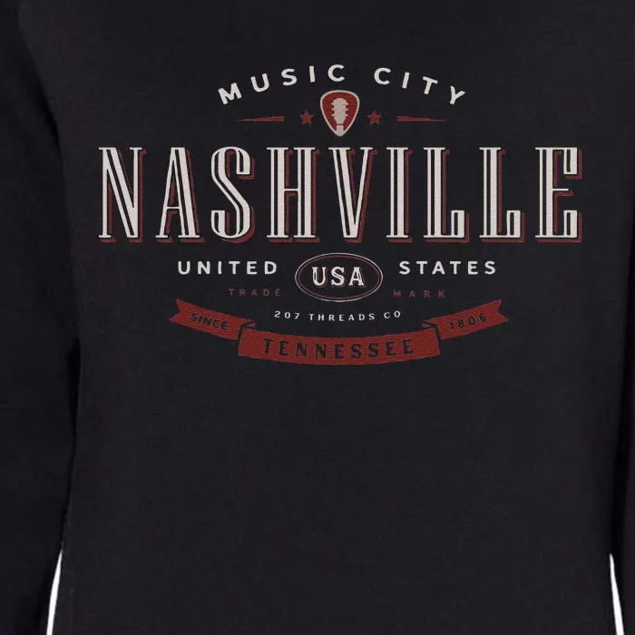 Nashville Womens California Wash Sweatshirt