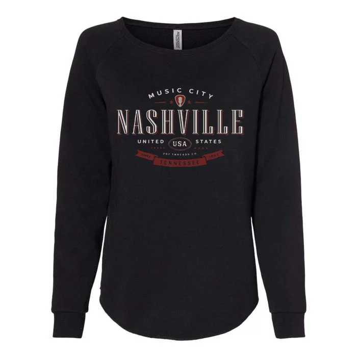 Nashville Womens California Wash Sweatshirt