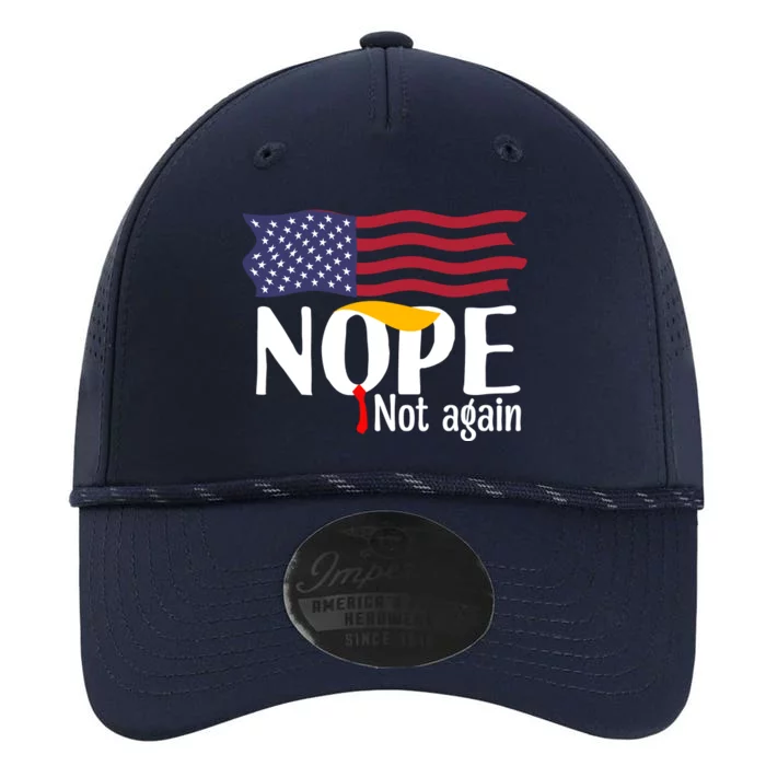 Nope Not Again Funny Trump Nope Not Again Trump Performance The Dyno Cap