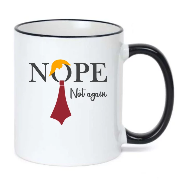 Nope. Not Again Black Color Changing Mug