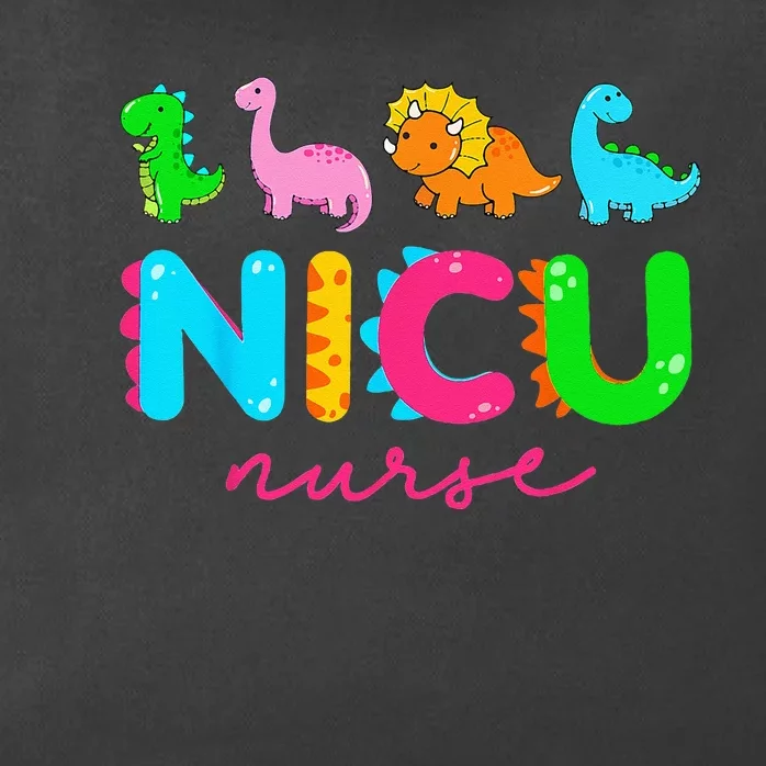 NICU Nurse Animal Nurse Appreciation Nicu Nurse Dinosaur Zip Tote Bag