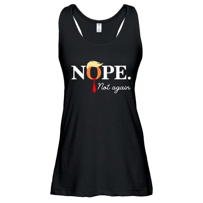 Nope Not Again 2024 Ladies Essential Flowy Tank