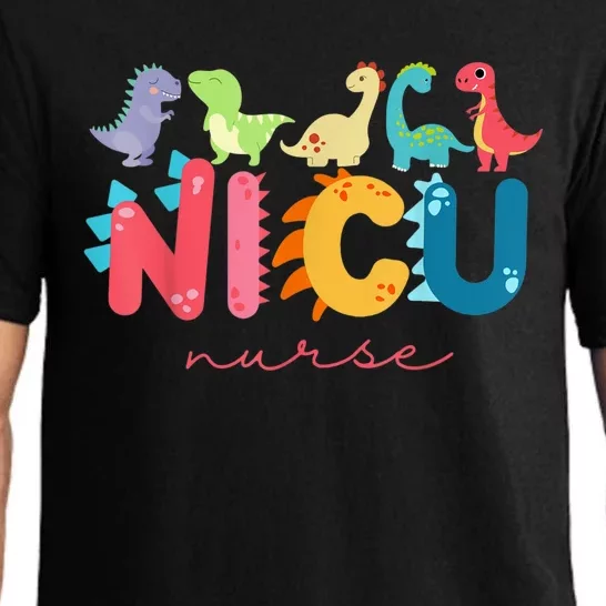 NICU Nurse Animal Nurse Appreciation Nicu Nurse Dinosaur Pajama Set