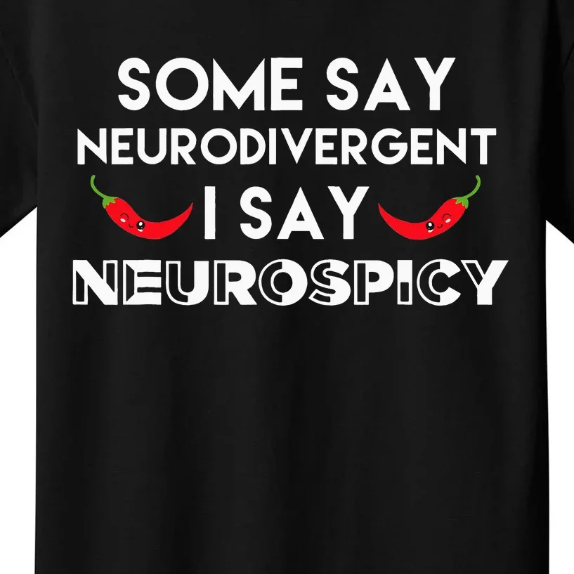 Neurodivergent Neurospicy ASD Awareness Kids T-Shirt