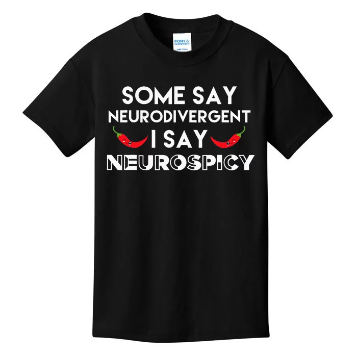 Neurodivergent Neurospicy ASD Awareness Kids T-Shirt