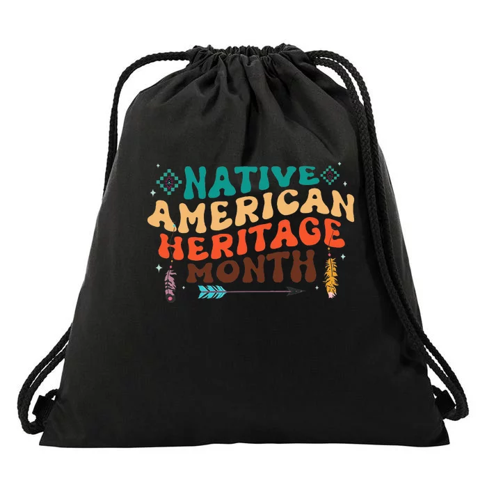 National Native American Heritage Month Indigenous Drawstring Bag