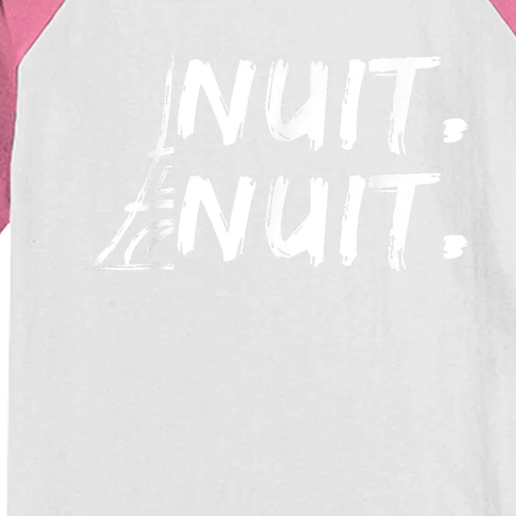 Nuit Nuit Basketball Funny Nuit Nuit Outfits Funny Saying Kids Colorblock Raglan Jersey