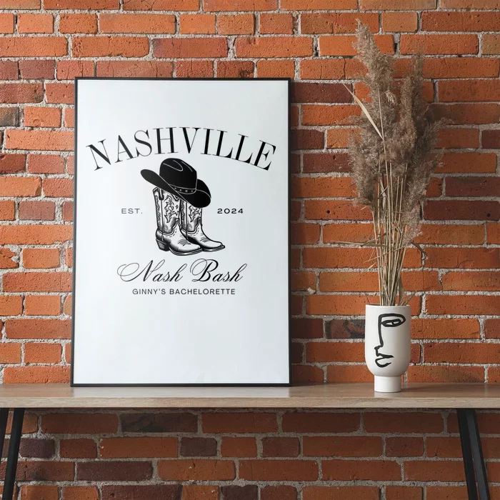 Nashville Nash Bash Ginnys Bachel Orette Est.2024 Poster