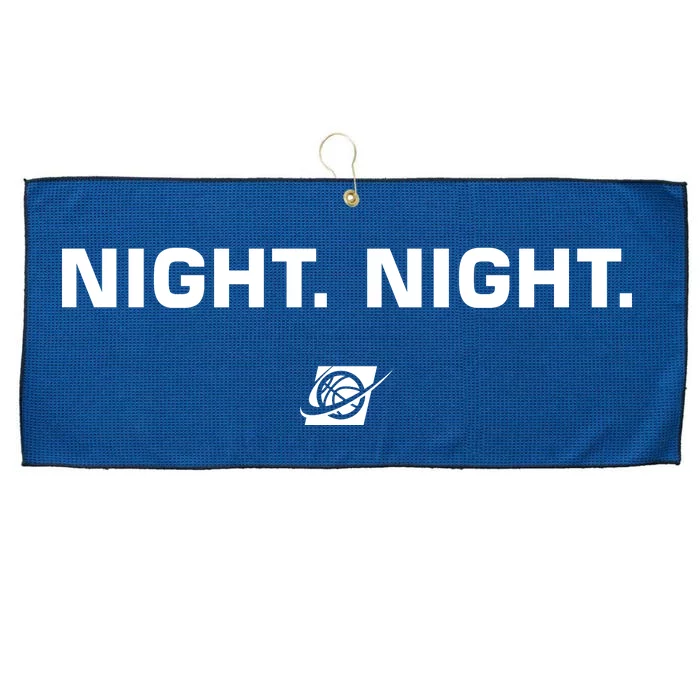 Night Night Basketball Champions Large Microfiber Waffle Golf Towel