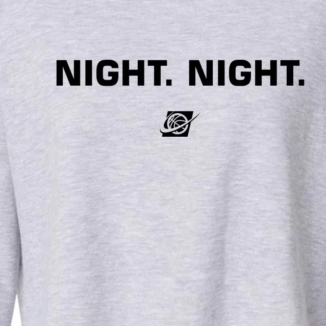 Night Night Basketball Champions Cropped Pullover Crew