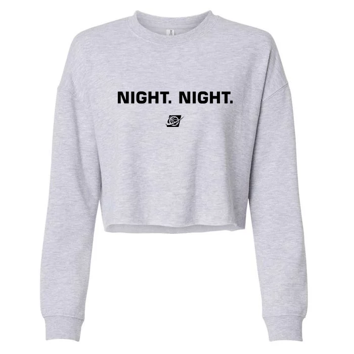 Night Night Basketball Champions Cropped Pullover Crew