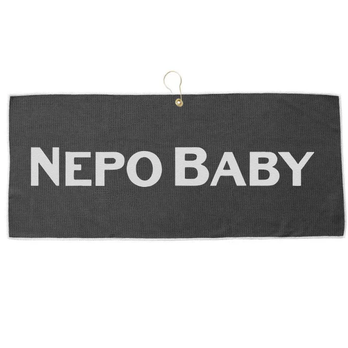 Nepotism Nepo Baby Large Microfiber Waffle Golf Towel