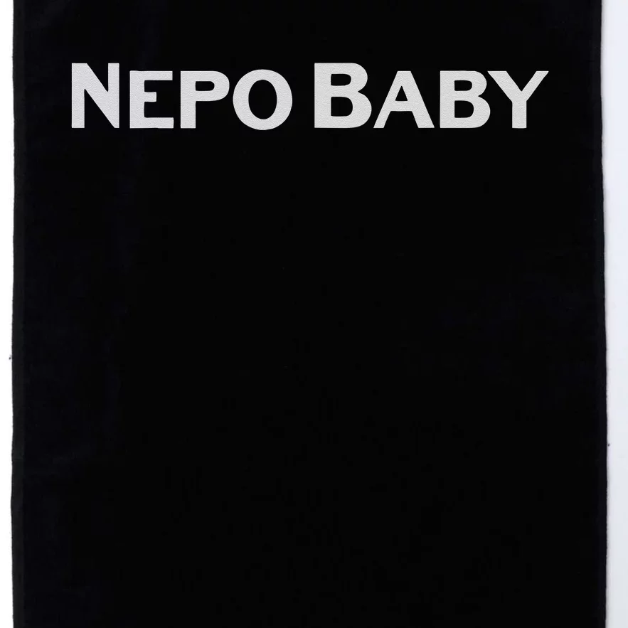 Nepotism Nepo Baby Platinum Collection Golf Towel