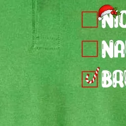 Nice Naughty Bruh Santa Checklist Funny Softstyle Adult Sport Polo