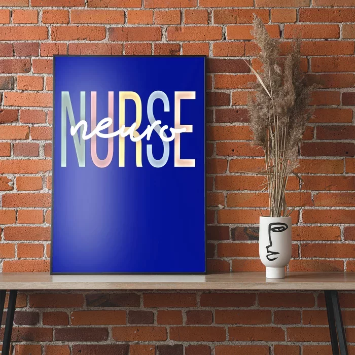 Neuro Nurse Boho Neurology Nursing Cute Gift Poster