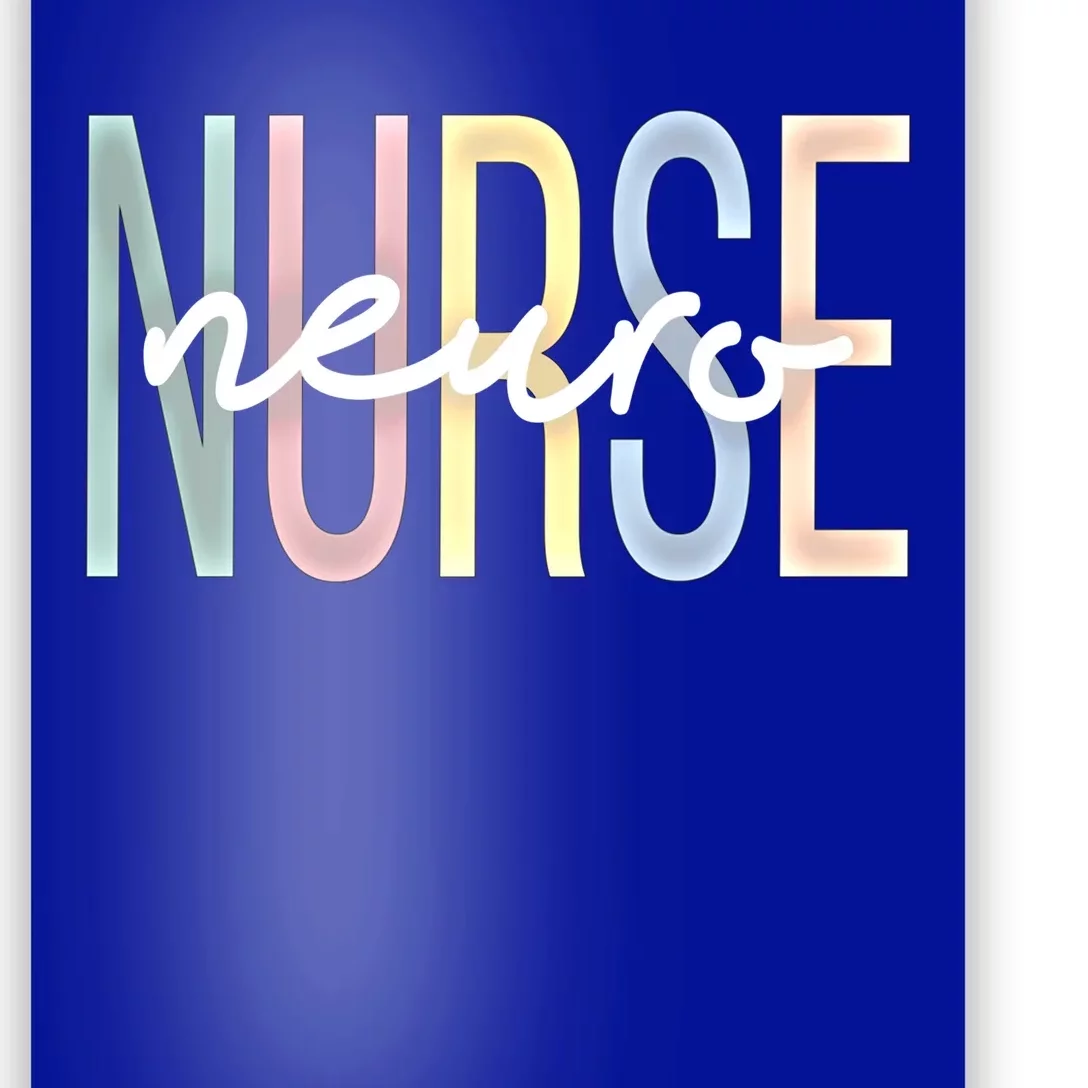 Neuro Nurse Boho Neurology Nursing Cute Gift Poster