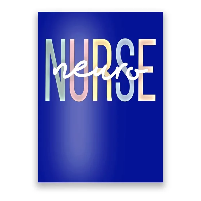 Neuro Nurse Boho Neurology Nursing Cute Gift Poster