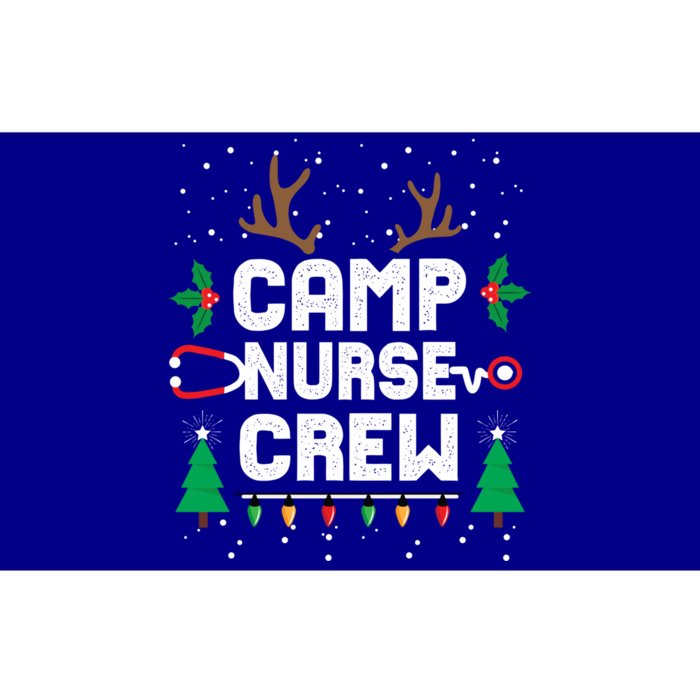 Nice Naughty Camp Nurse Funny Ugly Christmas Funny Gift Bumper Sticker