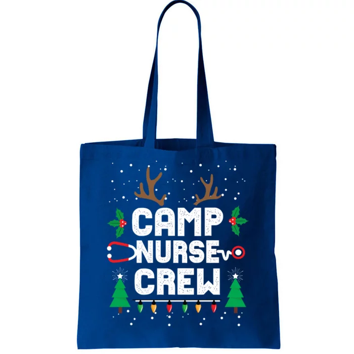 Nice Naughty Camp Nurse Funny Ugly Christmas Funny Gift Tote Bag