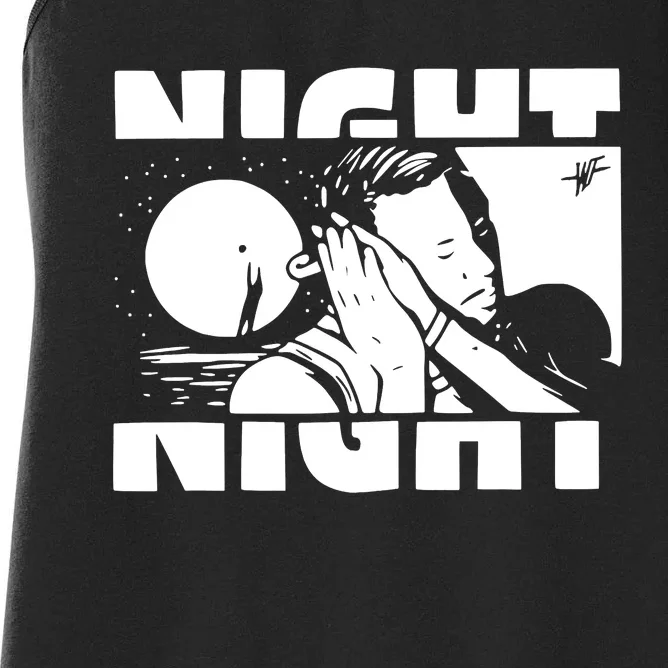 Night Night Curry Sleepy Night Night Good Night Women's Racerback Tank