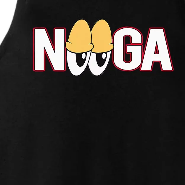 Nooga Nooga Chattanooga State Baseball Sports Ladies Tri-Blend Wicking Tank