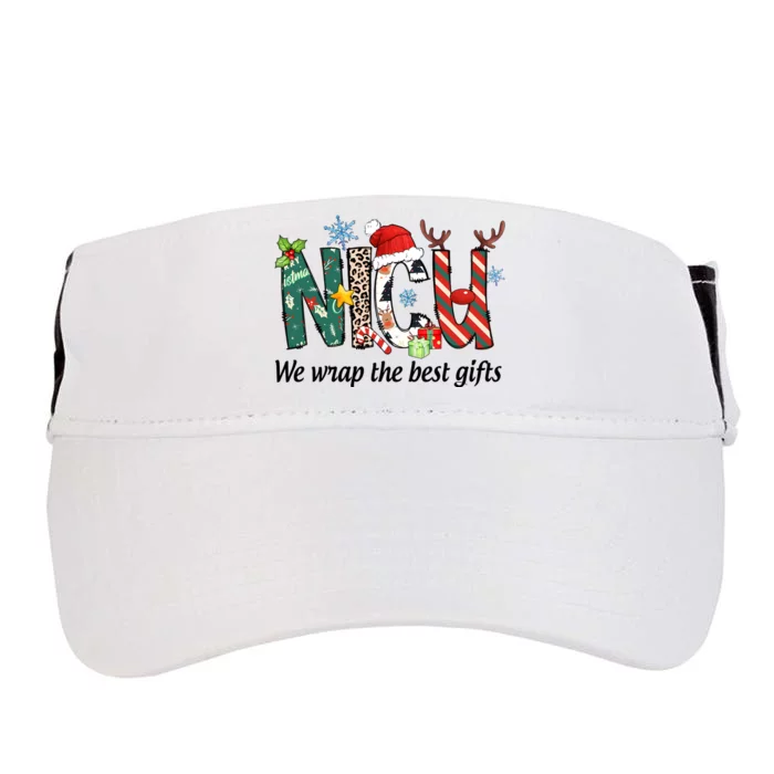 Nicu Nurse Christmas We Wrap The Best Gifts Adult Drive Performance Visor