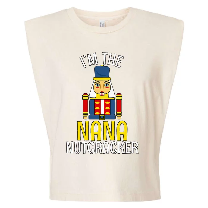 Nana Nutcracker Costume Matching Family Pjs Garment-Dyed Women's Muscle Tee