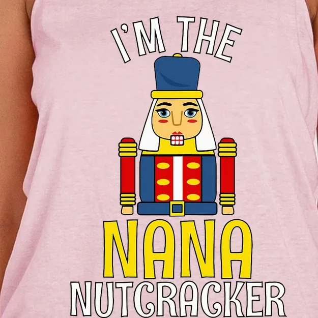 Nana Nutcracker Costume Matching Family Pjs Women's Knotted Racerback Tank