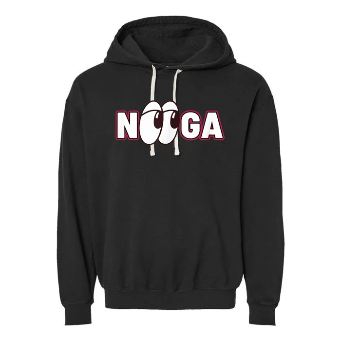 Nooga Nooga Chattanooga State Baseball Sports Garment-Dyed Fleece Hoodie