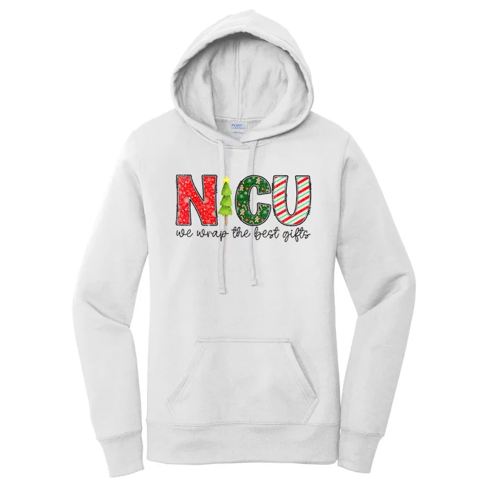 Nicu Nurse Christmas Neonatal Icu Nurse T Holiday Nicu Nurse Women's Pullover Hoodie