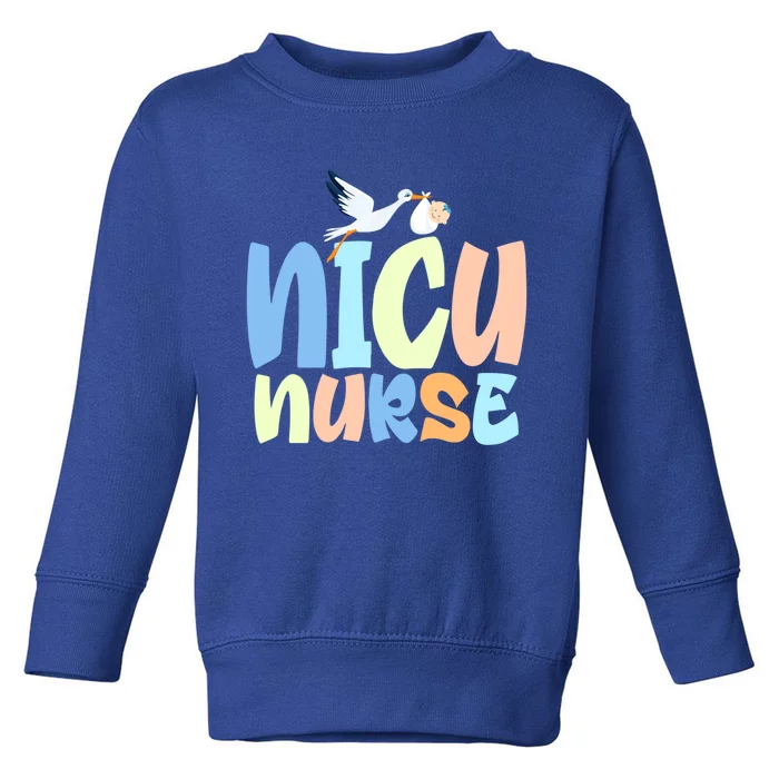 Nicu Nurse Designs Nicu Nurse Squad Cute Gift Toddler Sweatshirt