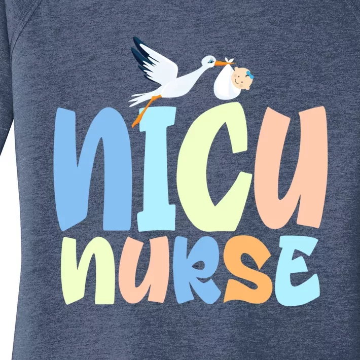 Nicu Nurse Designs Nicu Nurse Squad Cute Gift Women's Perfect Tri Tunic Long Sleeve Shirt