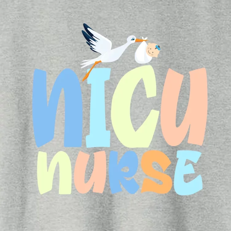 Nicu Nurse Designs Nicu Nurse Squad Cute Gift Women's Crop Top Tee