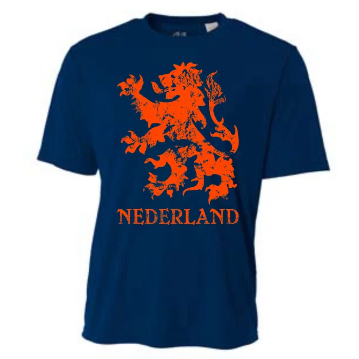 Netherlands Nederland Dutch Lion Cooling Performance Crew T-Shirt