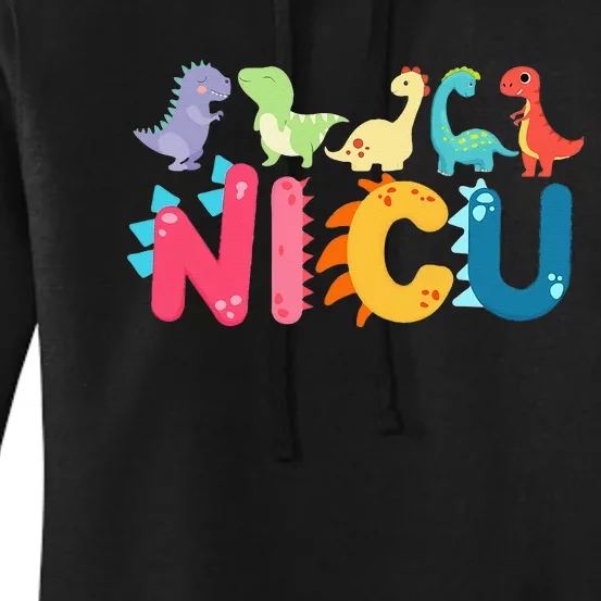 NICU Nurse Dinosaur Neonatal Intensive Care Unit Women's Pullover Hoodie