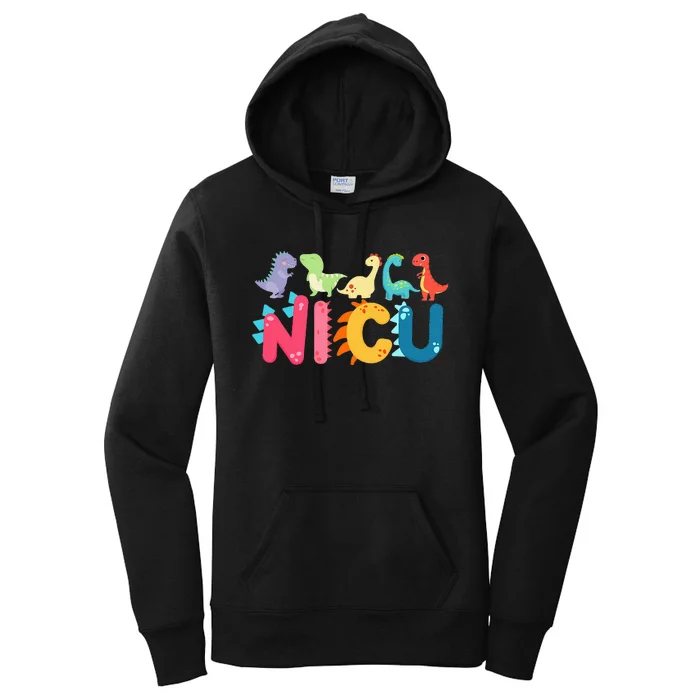 NICU Nurse Dinosaur Neonatal Intensive Care Unit Women's Pullover Hoodie