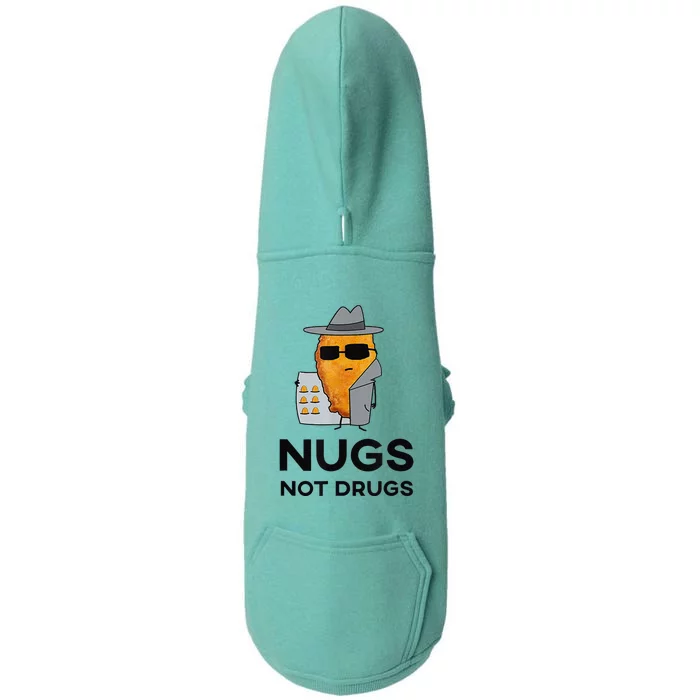 Nugs Not Drugs Funny Chicken Nugget Doggie 3-End Fleece Hoodie