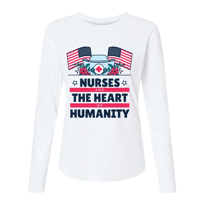 National Nurses Day May 6 Nurses Are The Heart Of Huity Cool Gift Womens Cotton Relaxed Long Sleeve T-Shirt