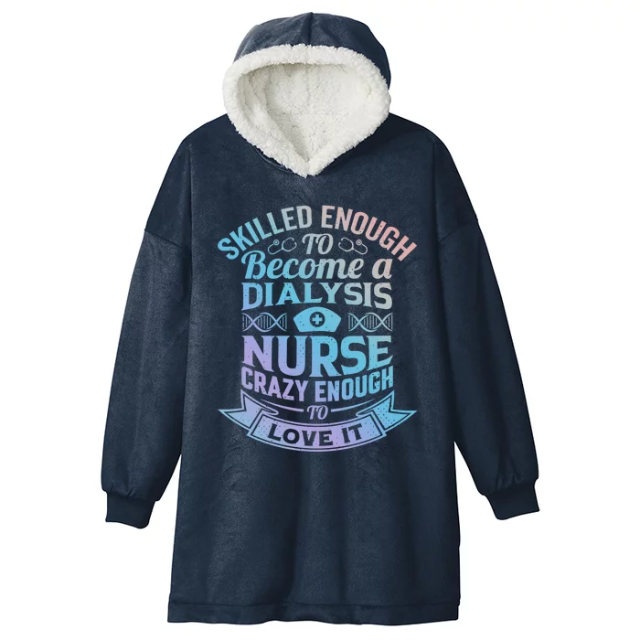 National Nurses Day S Funny Dialysis Nurse Funny Gift Hooded Wearable Blanket