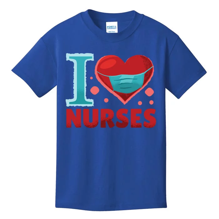 National Nurses Day May 6 I Heart Nurses Gratitude Design Gift Kids T-Shirt